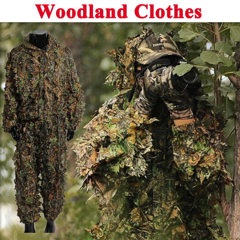 Outdoor 3D Foliage Ghillie Sui - Hunting Outdoor Game ulasan dan harga