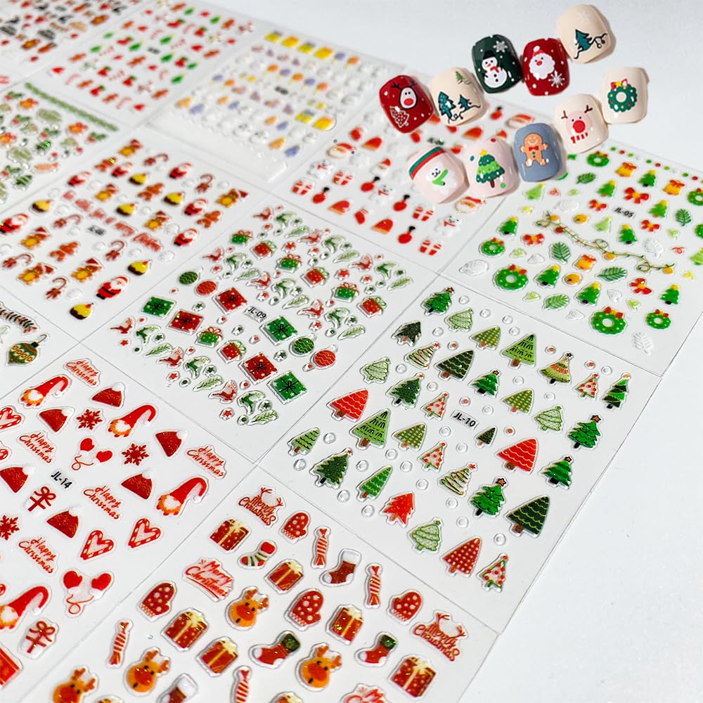 30pcs Christmas Nail Art Stick - Elk Bugle Call ulasan dan harga