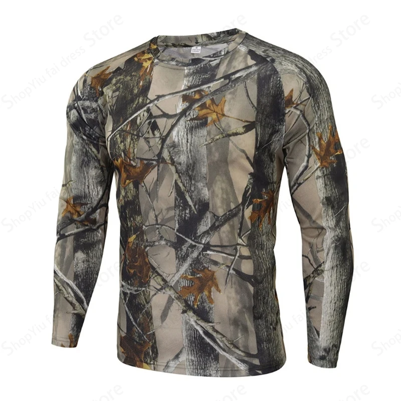 Mens Camo Long Sleeve T Shirt  - Outdoor Hunting Prints ulasan dan harga