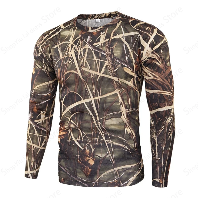 Mens Camo Long Sleeve T Shirt  - Outdoor Hunting Prints ulasan dan harga