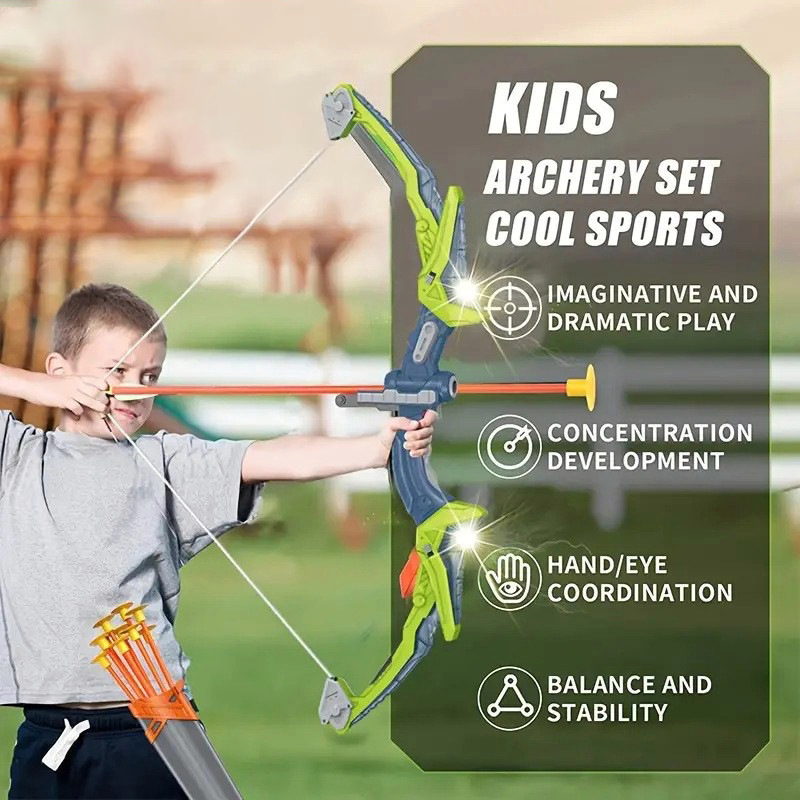 Bow and Arrows for Children Ki - Outdoor Hunting Games For Kids ulasan dan harga