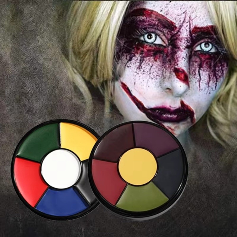 SFX 6 Colors Face Paint Palett - Camo Face Paint ulasan dan harga