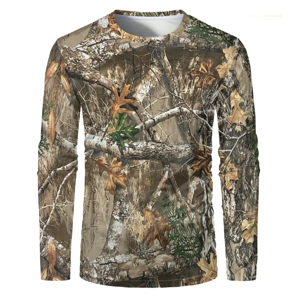 3D Printed Men's Long-sleeved  - Outdoor Hunting Prints ulasan dan harga