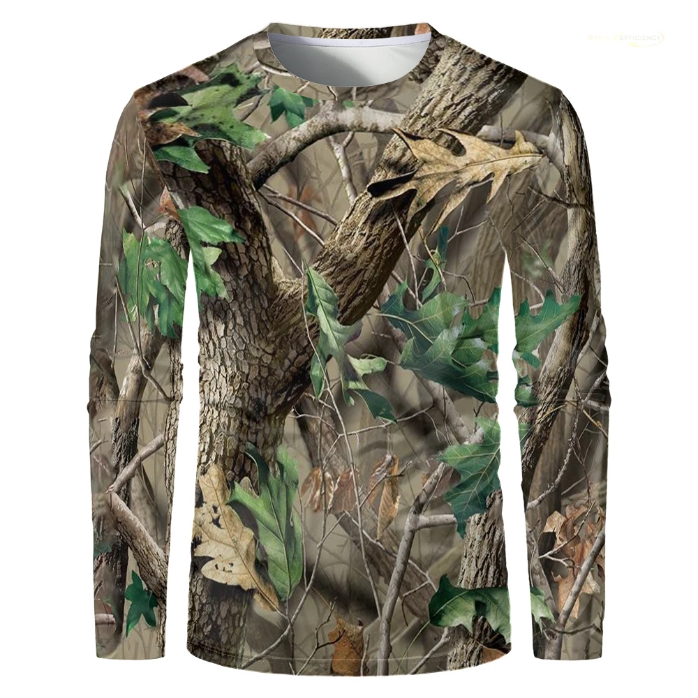 3D Printed Men's Long-sleeved  - Outdoor Hunting Prints ulasan dan harga