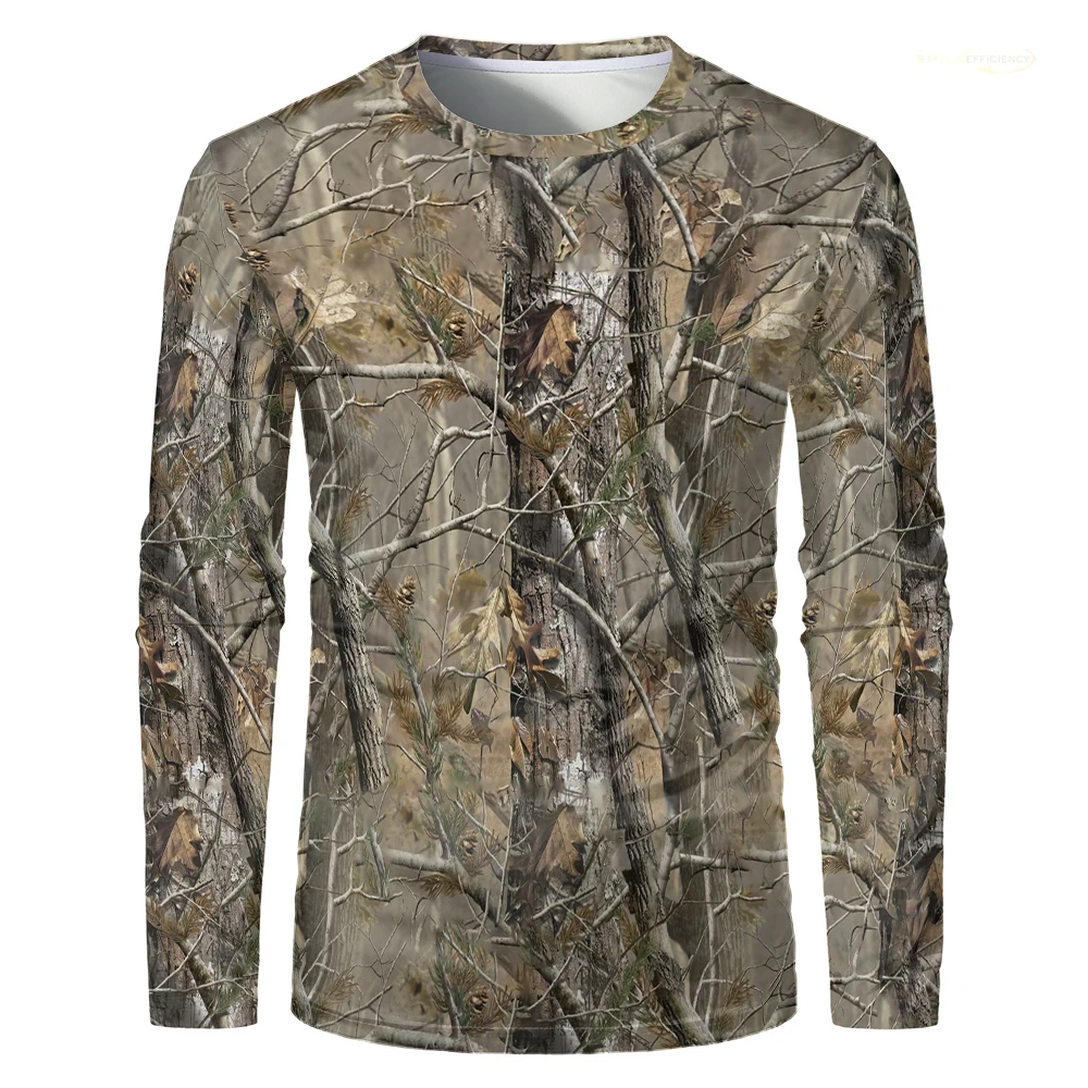 3D Printed Men's Long-sleeved  - Outdoor Hunting Prints ulasan dan harga