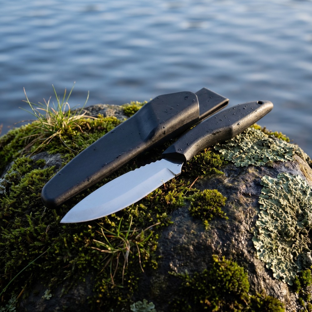 High Hardness Belt Knife Fixed - Hunting And Camping In Jungle ulasan dan harga